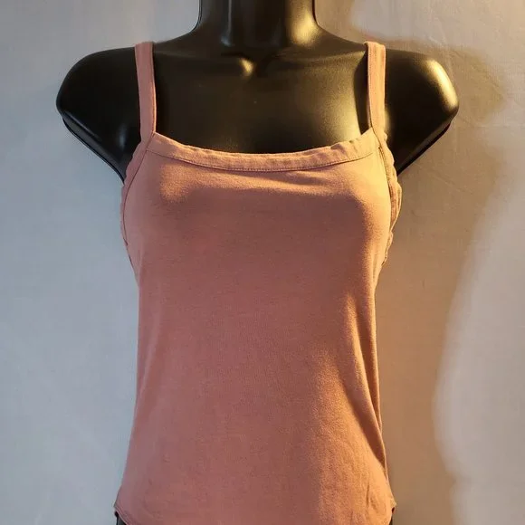 FOREVER 21 Women Size Medium Light Rose Color Bodysuit, GUC - Picture 2 of 9